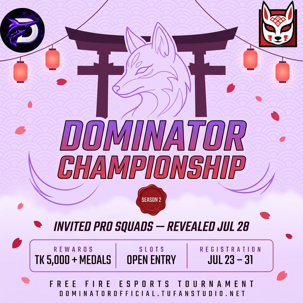 Dominator Championship Season 2 — kitsune shrine poster