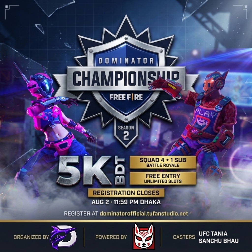 Dominator Championship Season 2 — official tournament poster